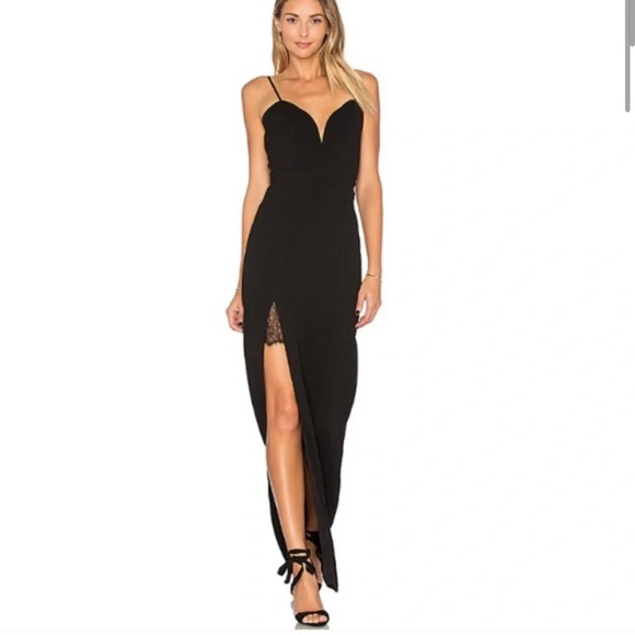 Lovers + Friends Cordoba Black Maxi Dress Size Small - Picture 10 of 10